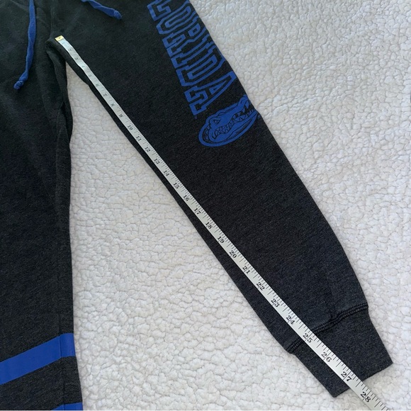 FL GATORS joggers dark heather grey blue UF Gator gear drawstring sweatpants XS - Picture 4 of 7